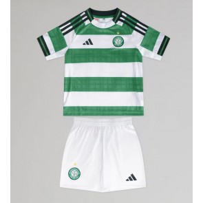 Celtic Hjemmebanetrøje Børn 2025-26 Kortærmet (+ Korte bukser)